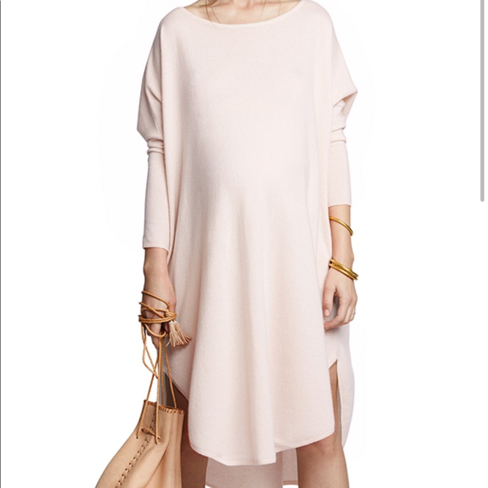 Hatch cashmere drape dress